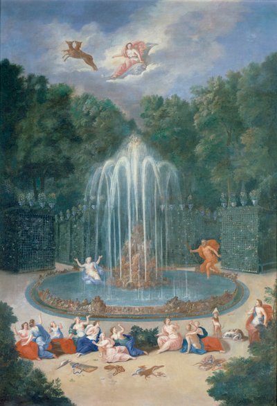 The Groves of Versailles. View of the Star or Mountain of Water with Alph Pursuing Arethusa by Jean the Younger Cotelle